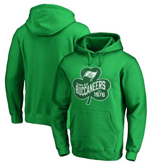 Tampa Bay Buccaneers Pro Line by Fanatics Branded St. Patrick's Day Paddy's Pride Pullover Hoodie Kelly Green
