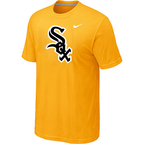 Men's Chicago White Sox Fresh Logo Yellow T-Shirt
