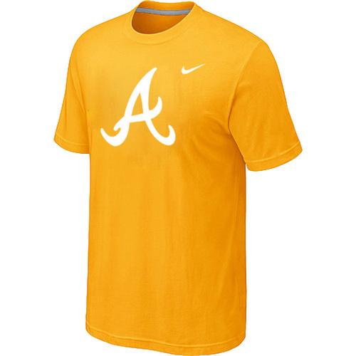 Men's Oakland Athletics Fresh Logo Yellow T-Shirt