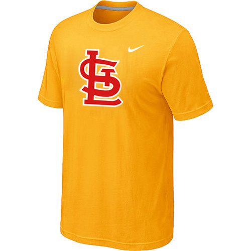Men's St. Louis Cardinals Fresh Logo Yellow T-Shirt