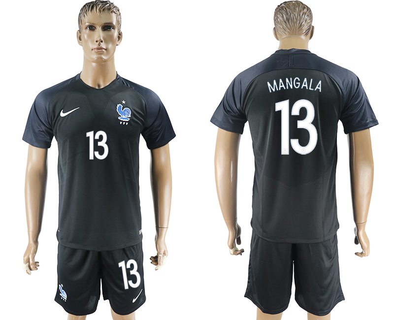 2017-18 France 13 MANGALA Third Away Soccer Jersey