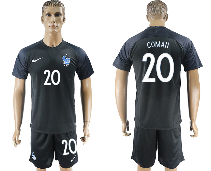 2017-18 France 20 COMAN Third Away Soccer Jersey 2017-18 France 20 COMAN Third Away Soccer Jersey