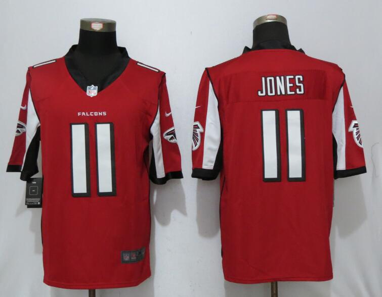 Nike Falcons 11 Julio Jones Red Limited Jersey