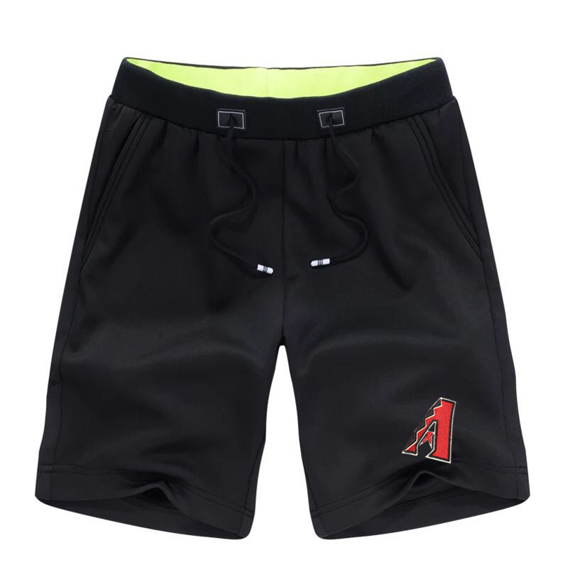 Men's Arizona Diamondbacks Team Logo Black Baseball Shorts