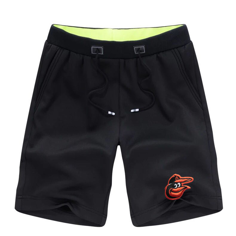 Men's Baltimore Orioles Team Logo Black Baseball Shorts