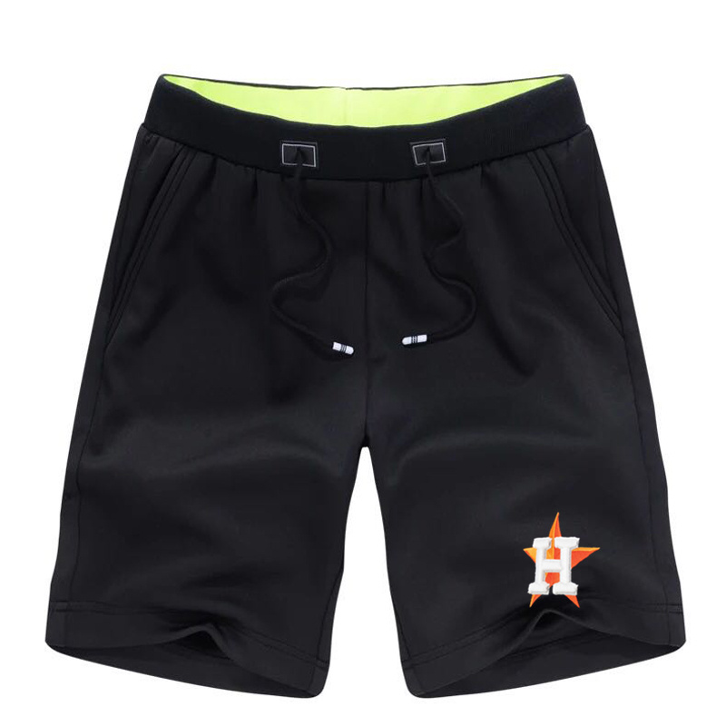 Men's Houston Astros Team Logo Black Baseball Shorts