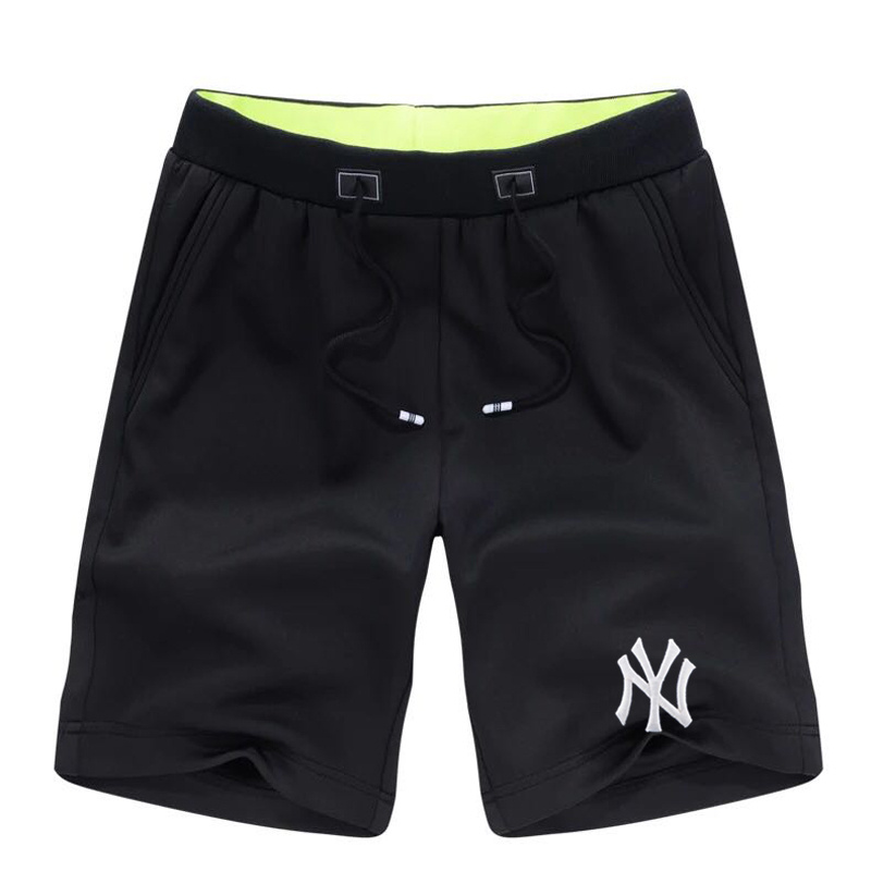 Men's New York Yankees Team Logo Black Baseball Shorts