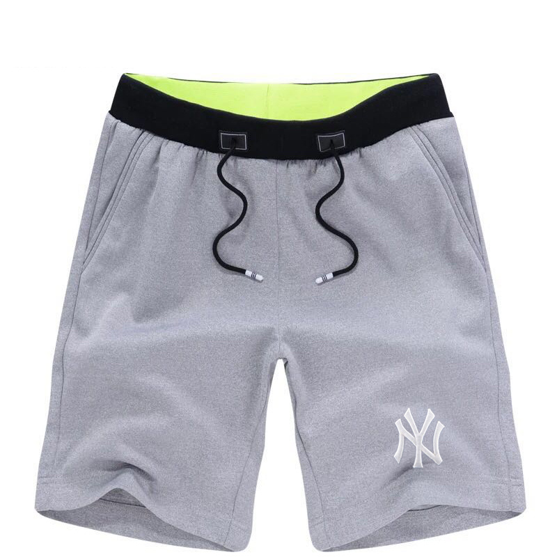 Men's New York Yankees Team Logo Grey Baseball Shorts
