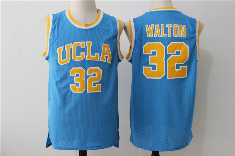 UCLA Bruins 32 Bill Walton Blue College Basketball Jersey
