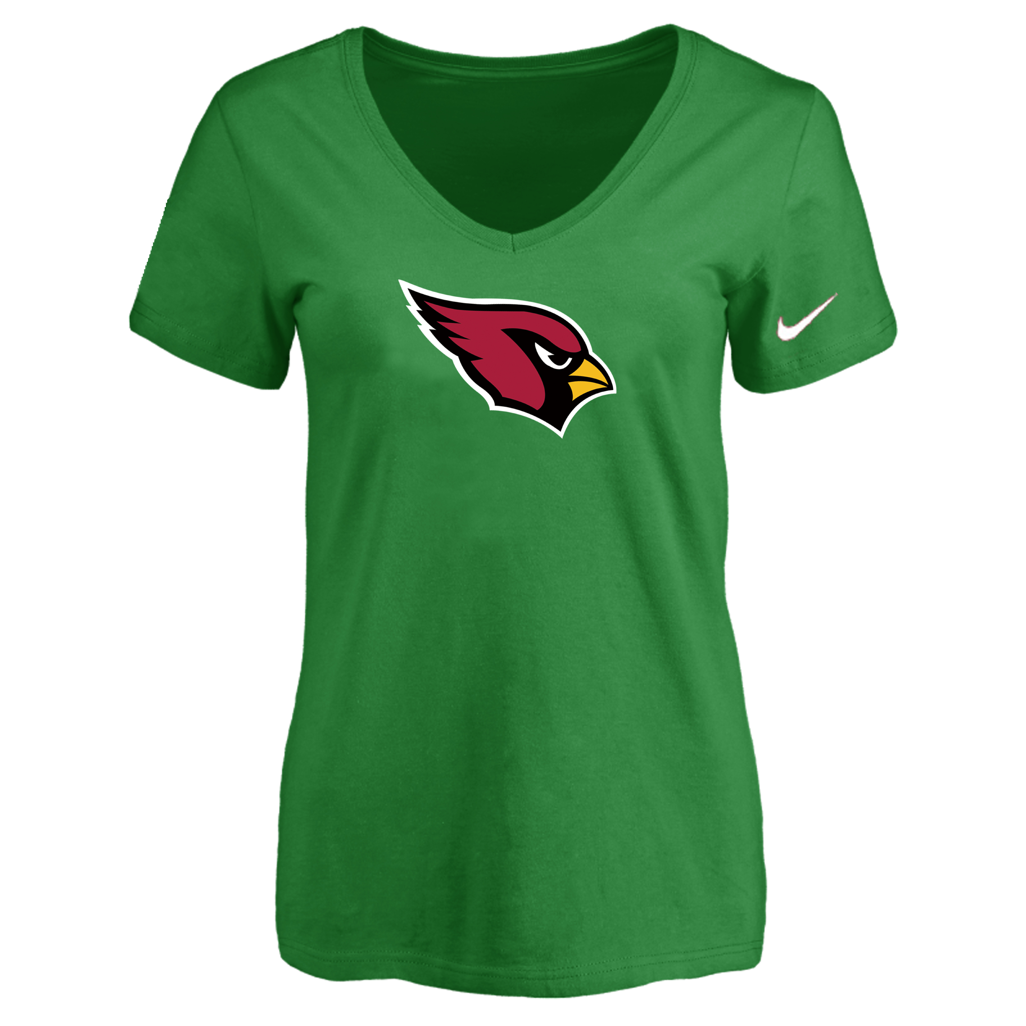 Arizona Cardinals D.Green Women's Logo V neck T-Shirt