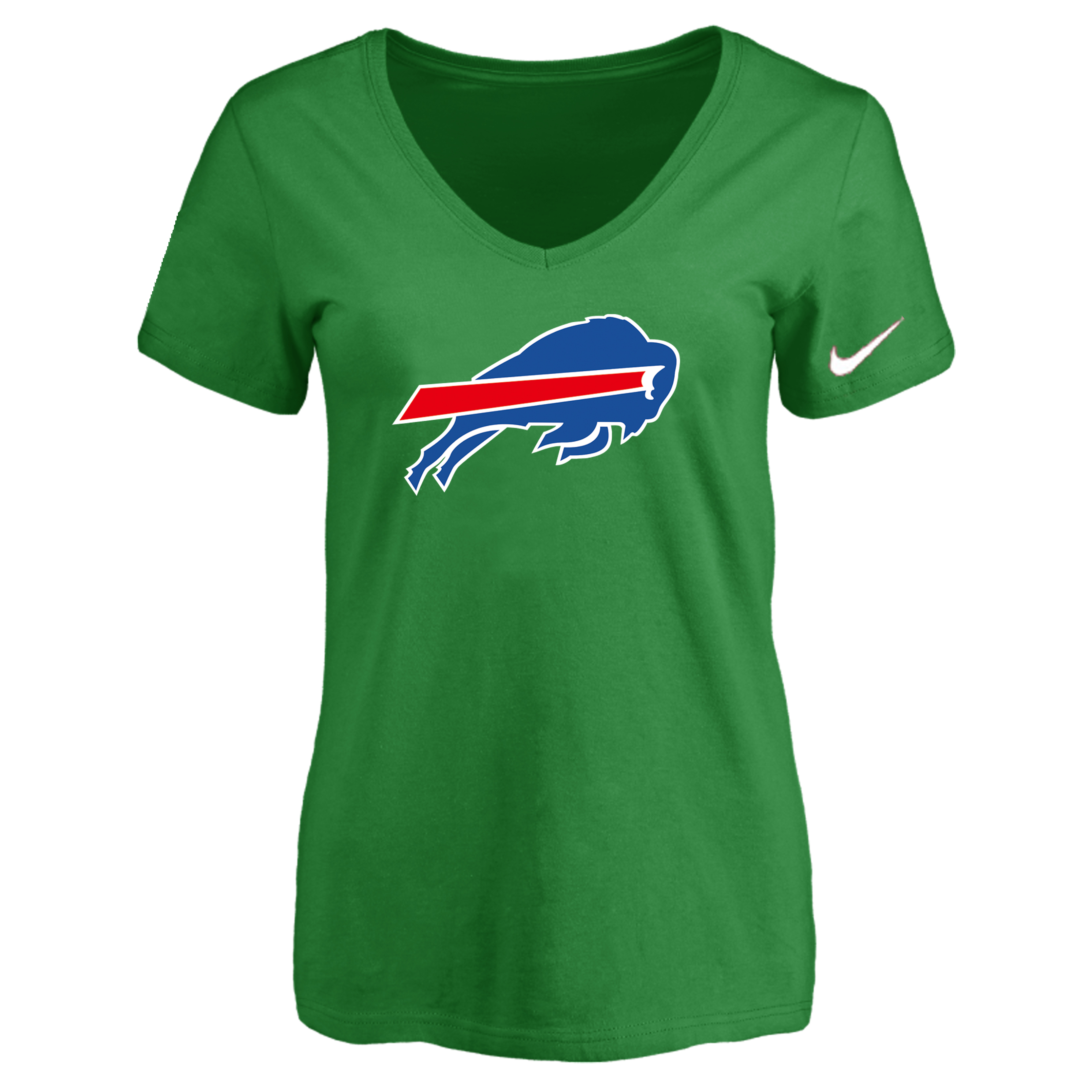 Buffalo Bills D.Green Women's Logo V neck T-Shirt