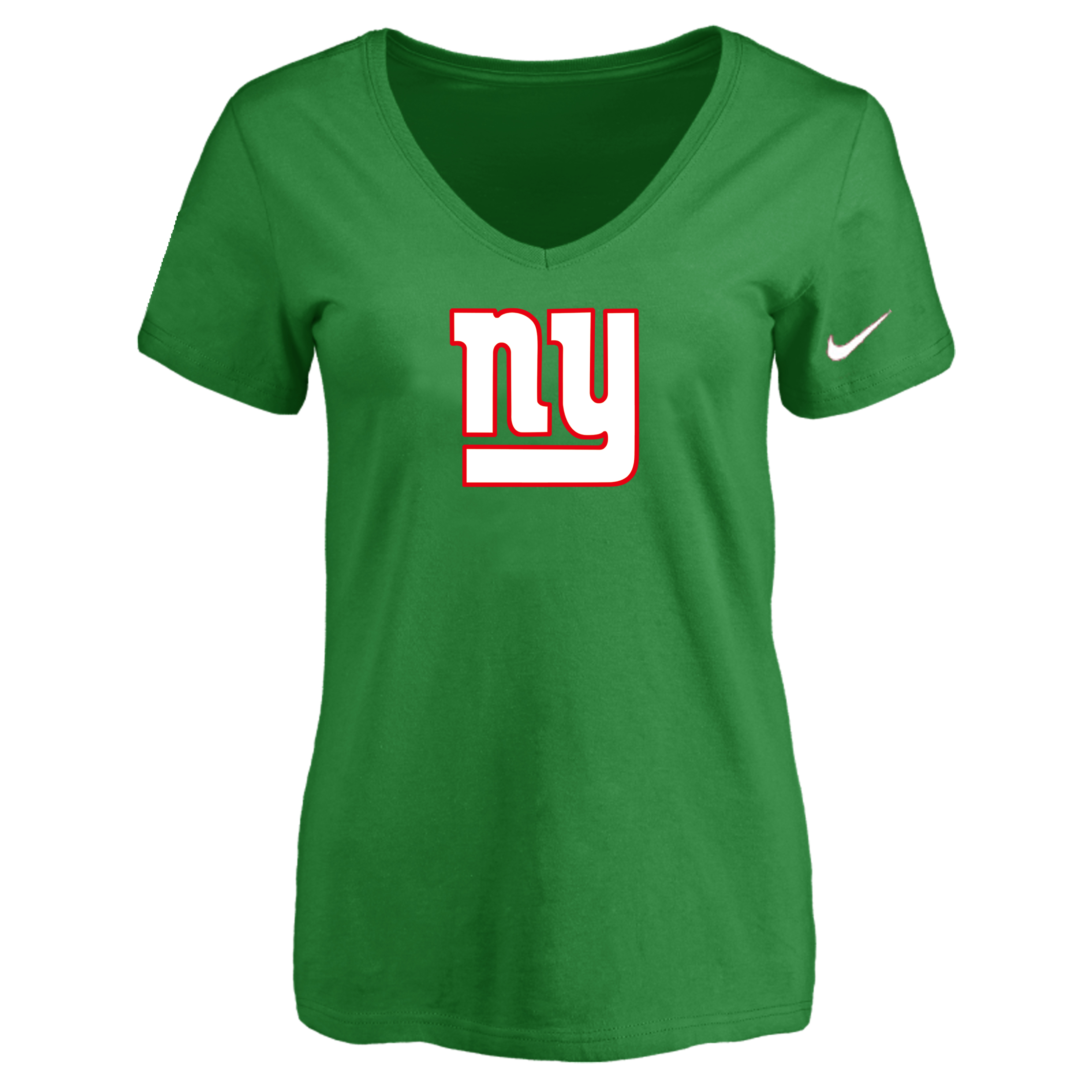 New York Giants D.Green Women's Logo V neck T-Shirt