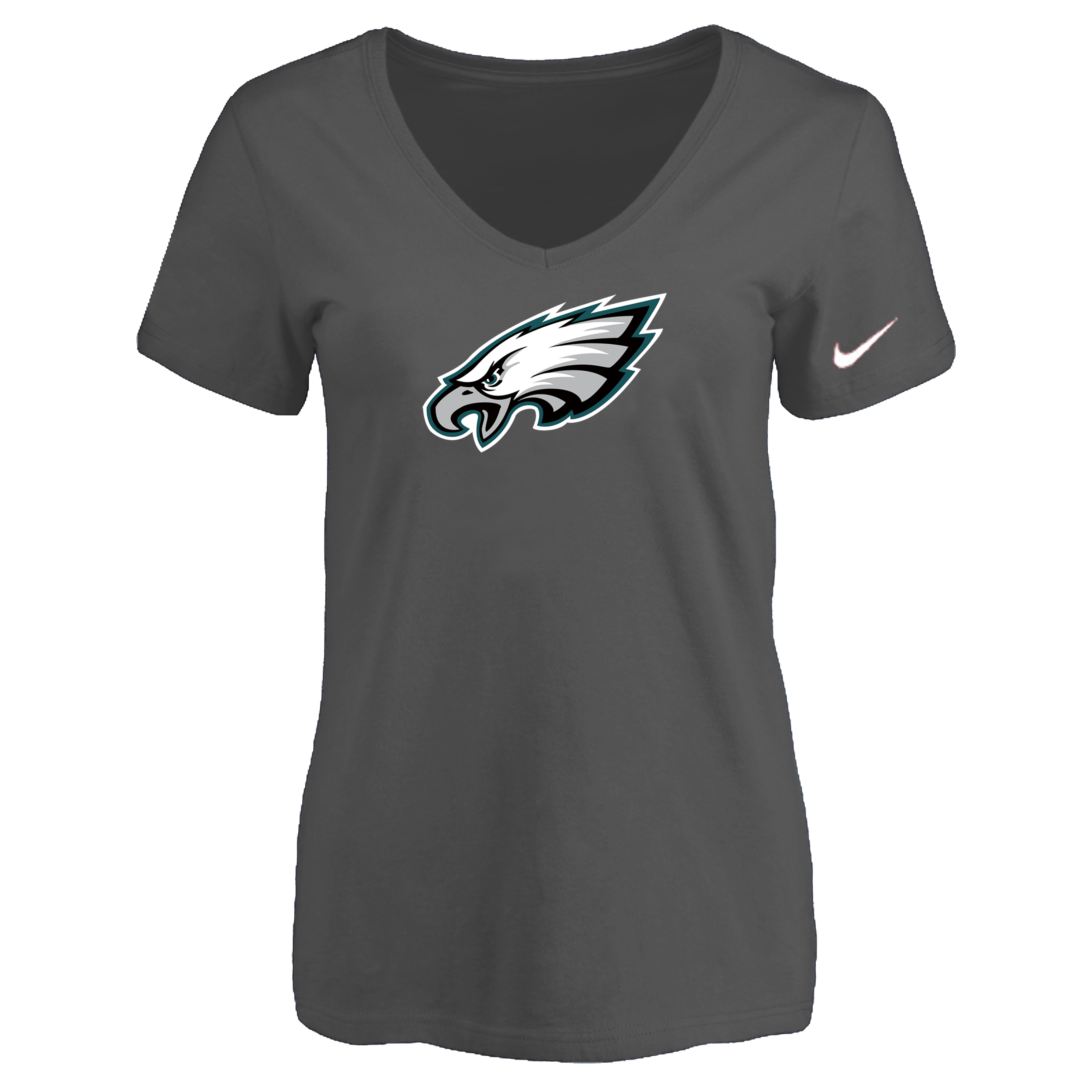Philadelphia Eagles D.Gray Women's Logo V neck T-Shirt