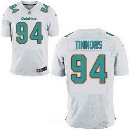 Nike Dolphins 94 Lawrence Timmons White Elite Jersey
