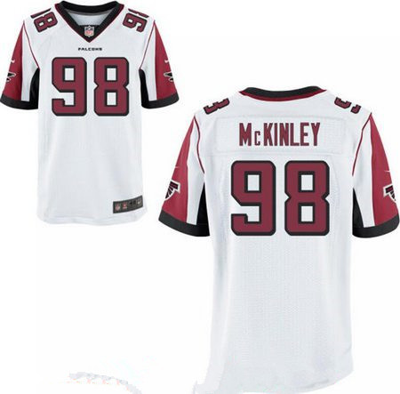 Nike Falcons 98 Takkarist McKinley White Elite Jersey - Click Image to Close