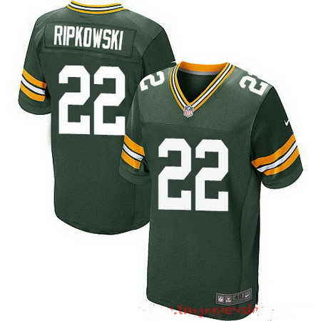 Nike Packers 22 Aaron Ripkowski Green Elite Jersey