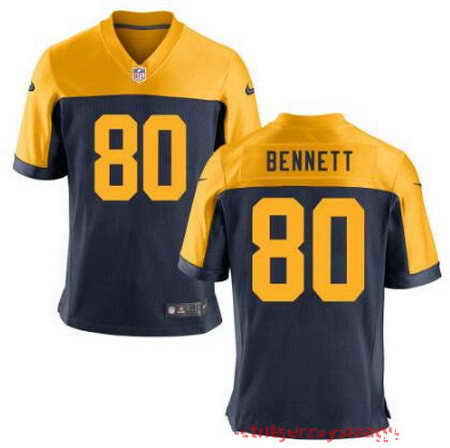 Nike Packers 80 Martellus Bennett Navy Blue Alternate Elite Jersey