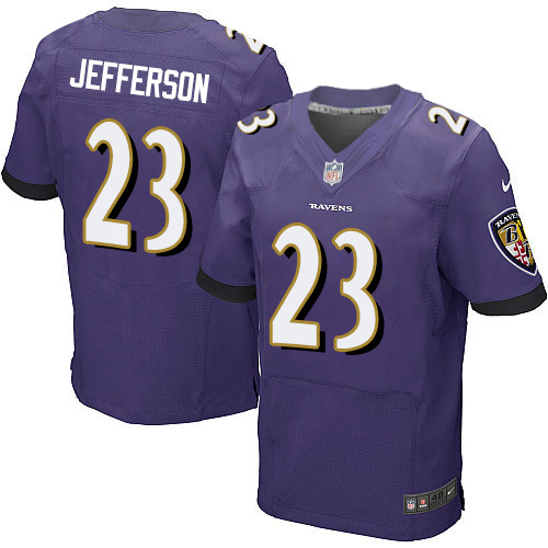 Nike Ravens 23 Tony Jefferson Purple Elite Jersey