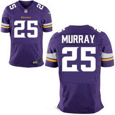Nike Vikings 25 Latavius Murray Purple Elite Jersey
