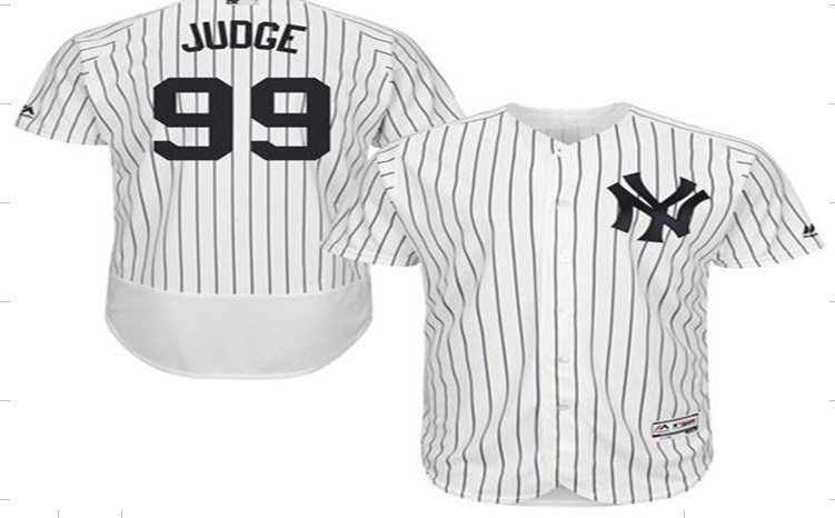 Yankees 99 Aaron Judge White Flexbase Jersey