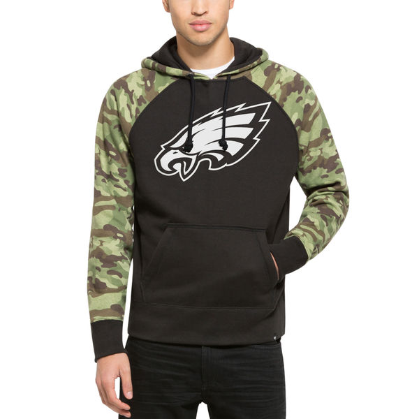 Men's Philadelphia Eagles '47 Black Alpha Hoodie Men's Philadelphia Eagles '47 Black Alpha Hoodie