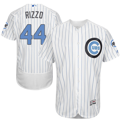 Cubs 44 Anthony Rizzo White Father's Day Flexbase Jersey
