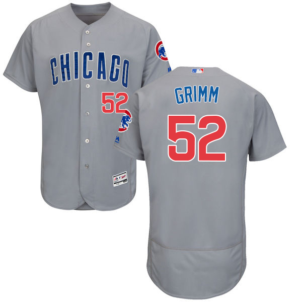 Cubs 52 Justin Grimm Gray Flexbase Jersey