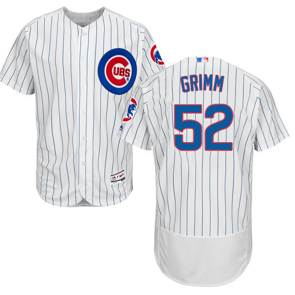 Cubs 52 Justin Grimm White Flexbase Jersey