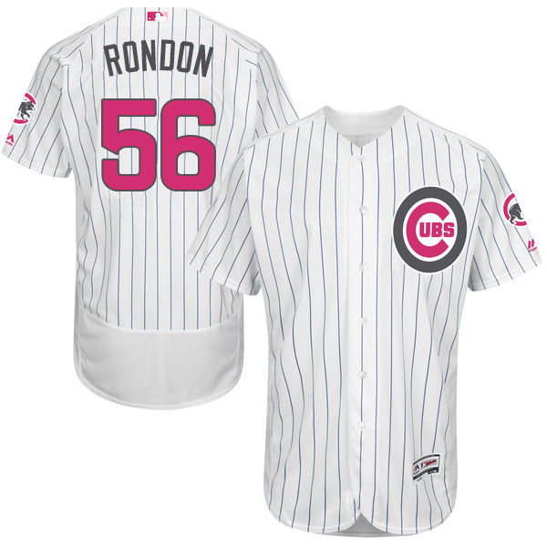 Cubs 56 Hector Rondon White Mother's Day Flexbase Jersey
