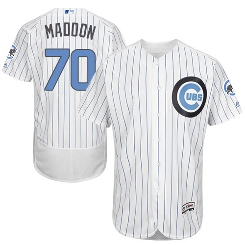 Cubs 70 Joe Maddon White Father's Day Flexbase Jersey