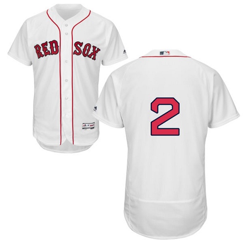 Red Sox 2 Xander Bogaerts White Flexbase Jersey