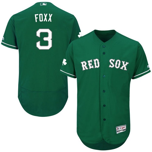 Red Sox 3 Jimmie Foxx Green Celtic Flexbase Jersey