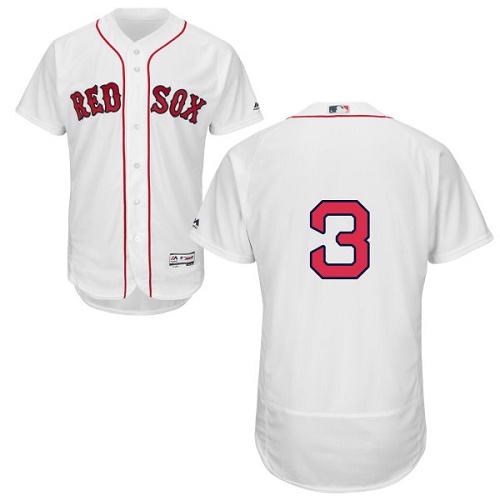 Red Sox 3 Jimmie Foxx White Flexbase Jersey