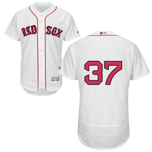 Red Sox 37 Bill Lee White Flexbase Jersey