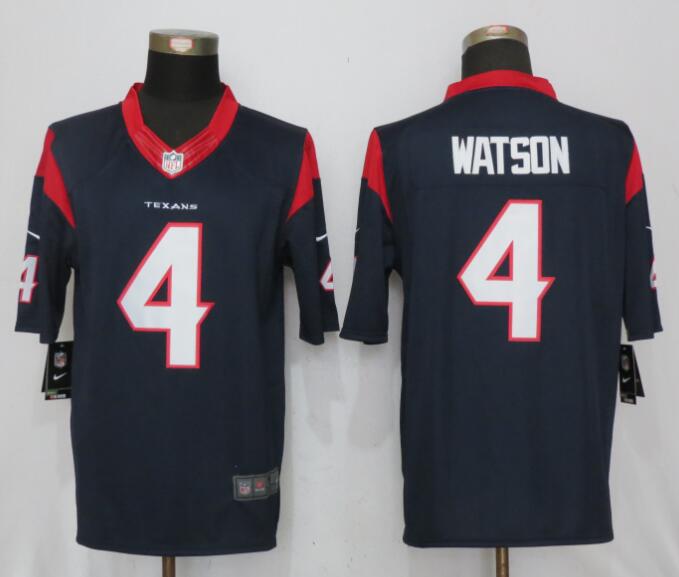 Nike Texans 4 Deshaun Watson Navy Limited Jersey