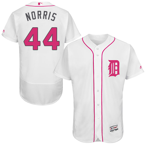 Tigers 44 Daniel Norris White Mother's Day Flexbase Jersey