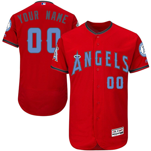 Los Angeles Angels Red 2016 Father's Day Flexbase Jersey