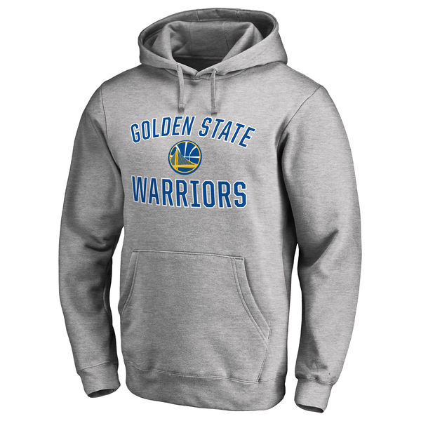 Men's Golden State Warriors Ash Big & Tall Victory Arch Pullover Hoodie - Click Image to Close