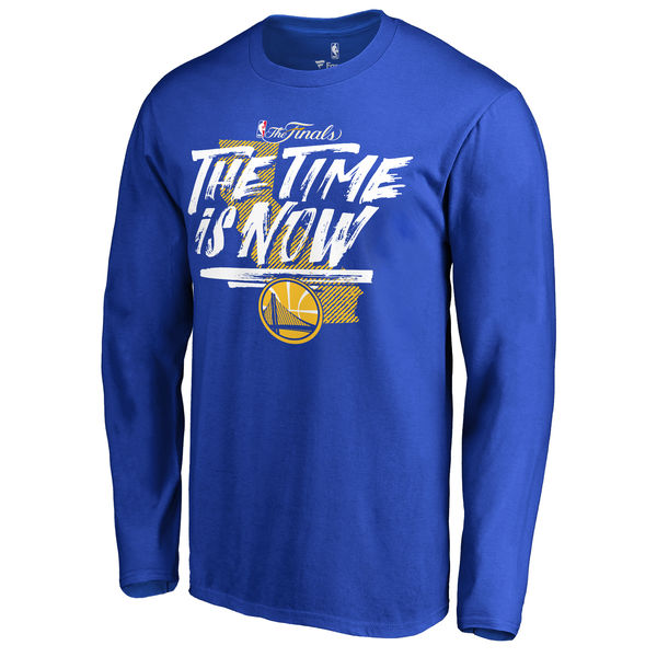 Men's Golden State Warriors Fanatics Branded Royal 2017 NBA Finals Bound Long Sleeve T-shirt