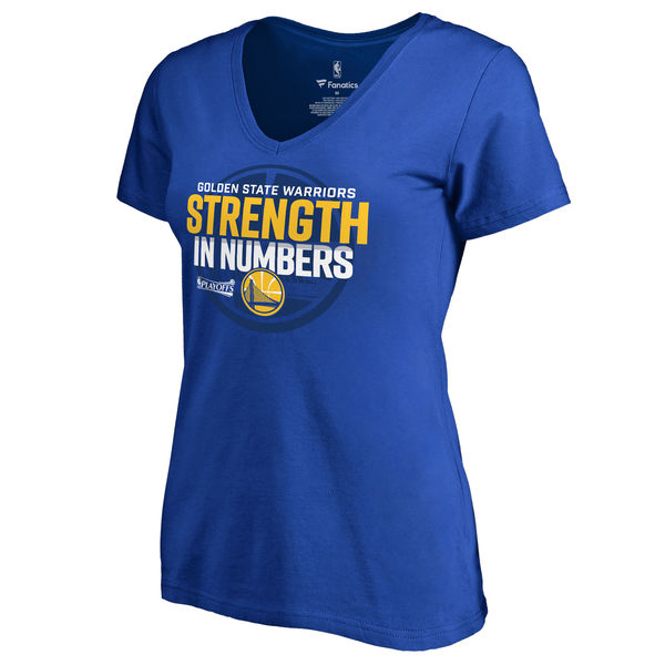 Women's Golden State Warriors Fanatics Branded Royal Participant Drive T-shirt - Click Image to Close