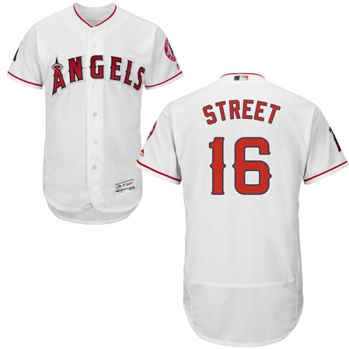 Angels 16 Houston Street White Flexbase Jersey