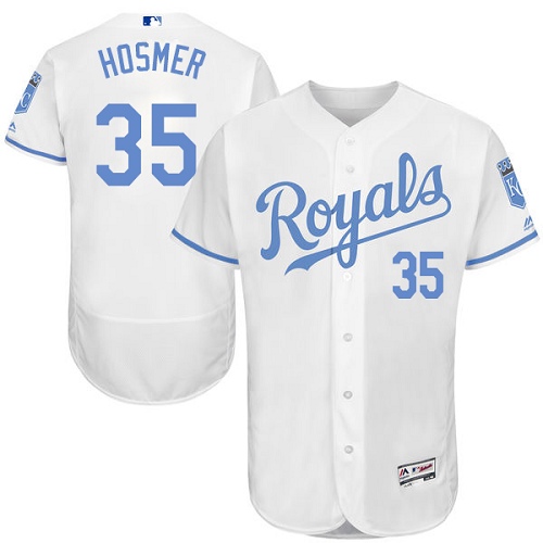 Royals 35 Eric Hosmer White Father's Day Flexbase Jersey