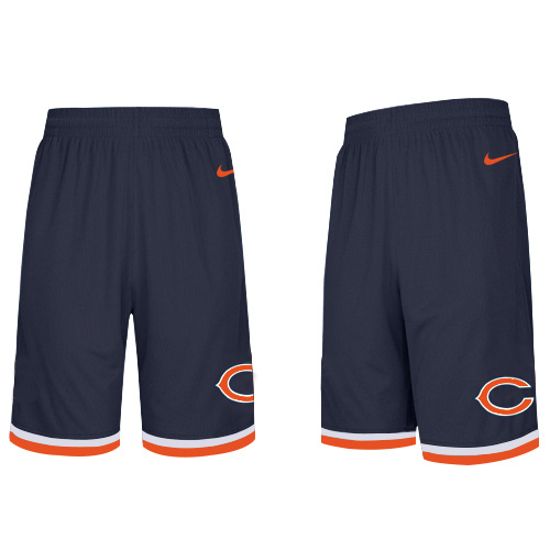 Chicago Bears Navy NFL Men's Shorts - Click Image to Close