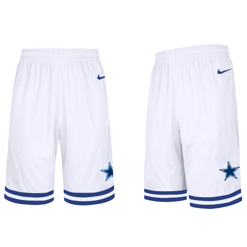 Dallas Cowboys White NFL Men's Shorts