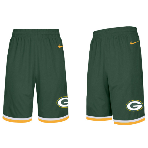 Green Bay Packers Green NFL Men's Shorts - Click Image to Close