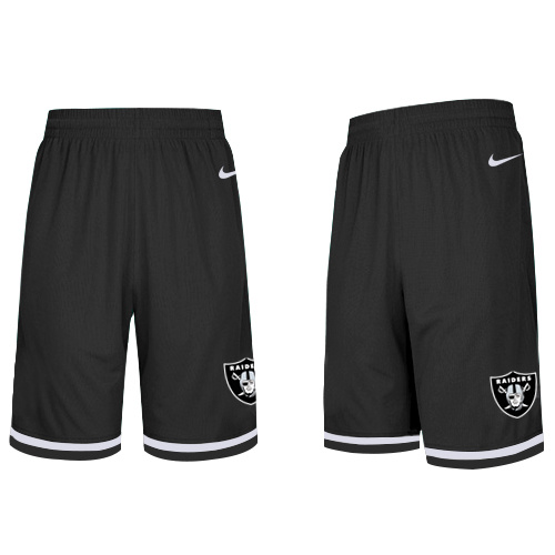 Oakland Raiders Black NFL Men's Shorts - Click Image to Close
