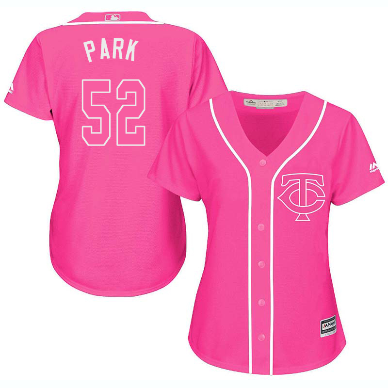 Twins 52 Byung Ho Park Pink Women Cool Base Jersey Twins 52 Byung Ho Park Pink Women Cool Base Jersey