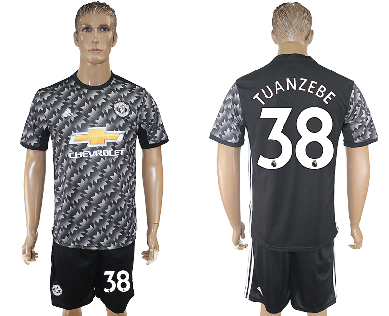 2017-18 Manchester United 38 TUANZEBE Away Soccer Jersey