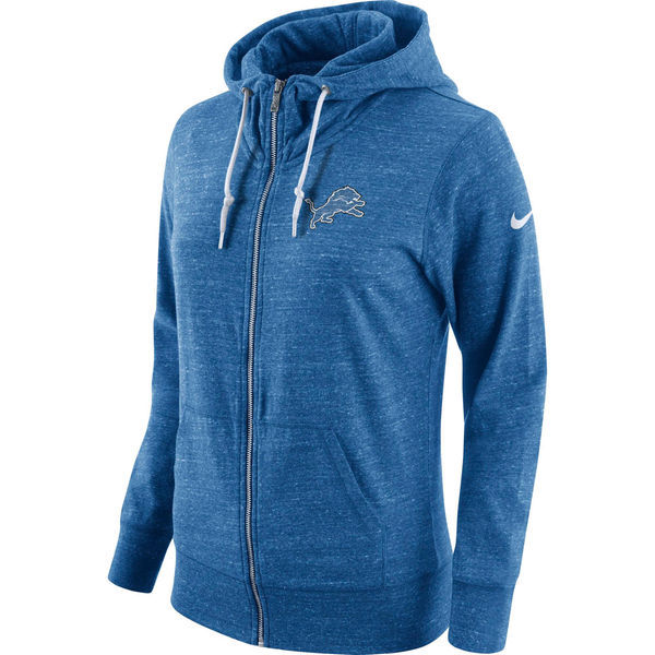 Nike Bills Fresh Logo Blue Women's Full Zip Hoodie - Click Image to Close