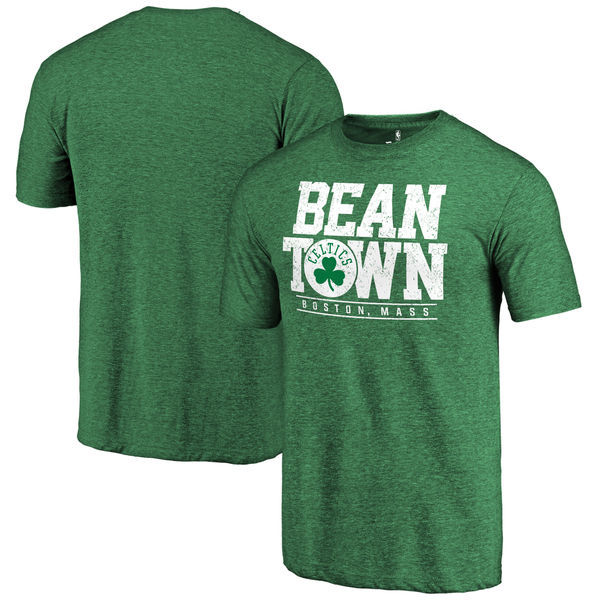 Boston Celtics Bean Town Green Men's T-Shirt